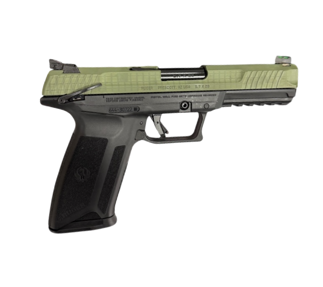 RUGER-5.7 X 28 4.9″ PISTOL BLACK/DESERT NIGHT CAMO SLIDE 20+1 MS