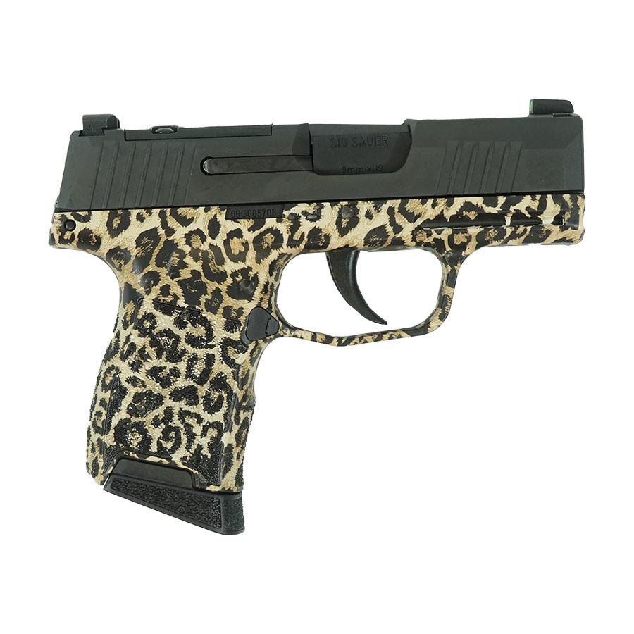 Sig Sauer P365 Leopard Print Optic Ready Handgun 9mm Luger 10rd Magazines(2) 3.1″ Barrel X-RAY 3 Sights