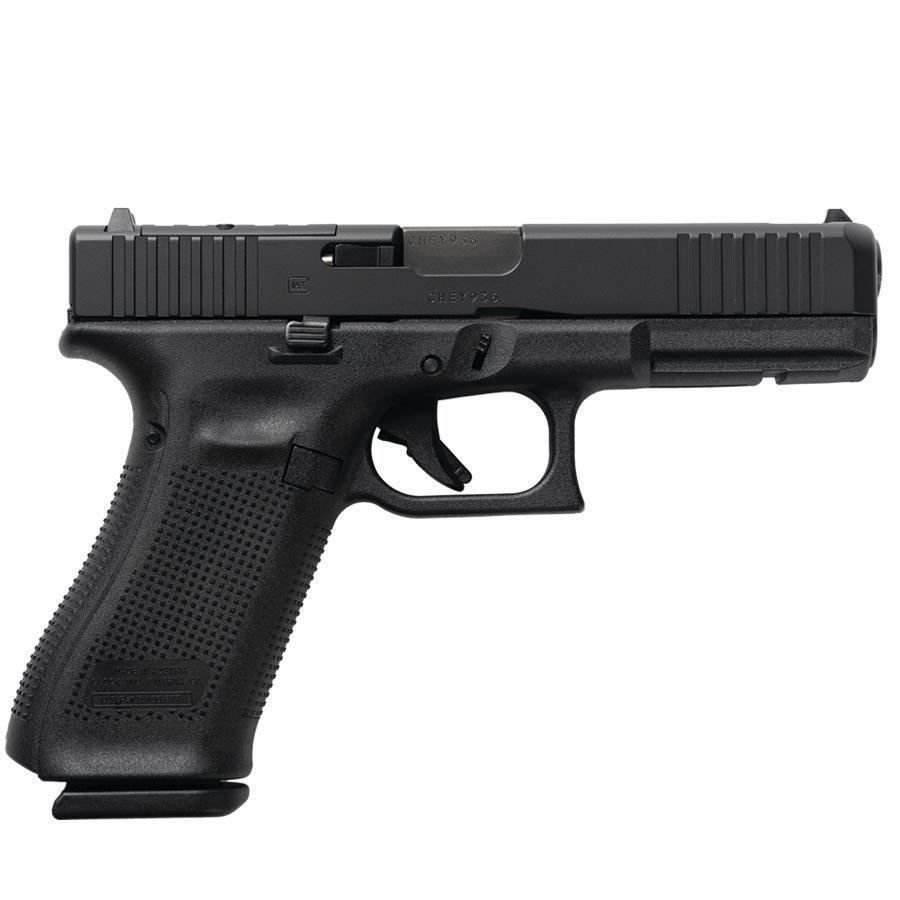 Glock V-Series Model 17 Handgun 9mm Luger 17rd Magazines (3) 4.5″ Barrel RMR Black Cerakote Austria