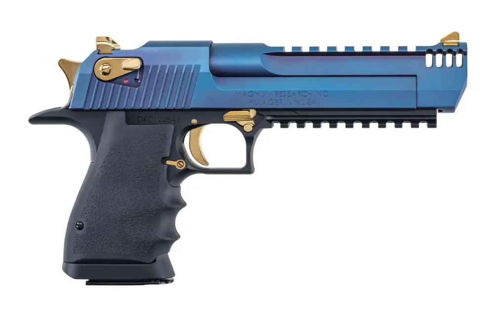 MGNM RSRCH LT WEIGHT DE50 PSTL CARBO BLUE/GOLD APPTMNTS 6″ BARREL