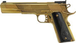 IVER JOHNSON EAGLE XL – 10MM 6″ 24K GOLD BLACK WOOD - View 2