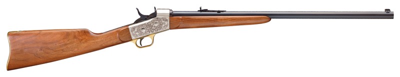 PEDERSOLI MISSISSIPPI 38-55 – ROLLING BLOCK 26″ WALNUT