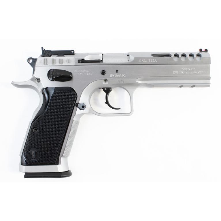 IFG Tanfoglio Defiant Stock Master 9mm Luger 17rd(2) 4.75″ Barrel Hard Chrome