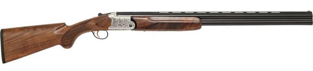 CHARLES DALY 202 AE OVER/UNDER SHOTGUN  ENGRAVED WHITE 20GA 26IN BARREL 2 RD 3IN BLUED EXTRACTOR  CHK. WALNUT  SINGLE-SELECTIVE TRIGGER  BERETTA/BENELLI   MOBIL STYLE MC5 930.379