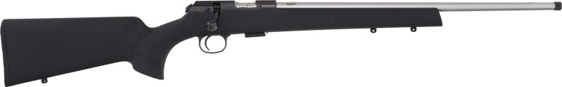 CZ 457 AMERICAN 22LR 20.5″ SS – THREADED BBL. BLACK STOCK
