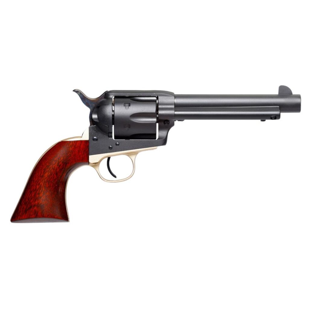 Taylors & Company Old Randall Handgun .45 Colt 6rd Capacity 5.5″ Blued Barrel Wood Grip