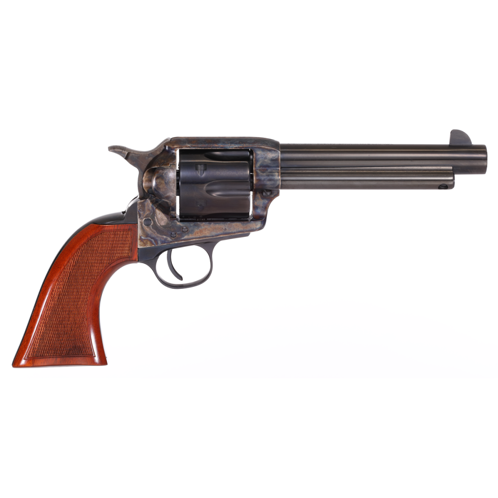 Taylors & Company Gunfighter Defender Handgun .45 Colt 6rd Capacity 5.5″ Barrel Black with Walnut Tuned