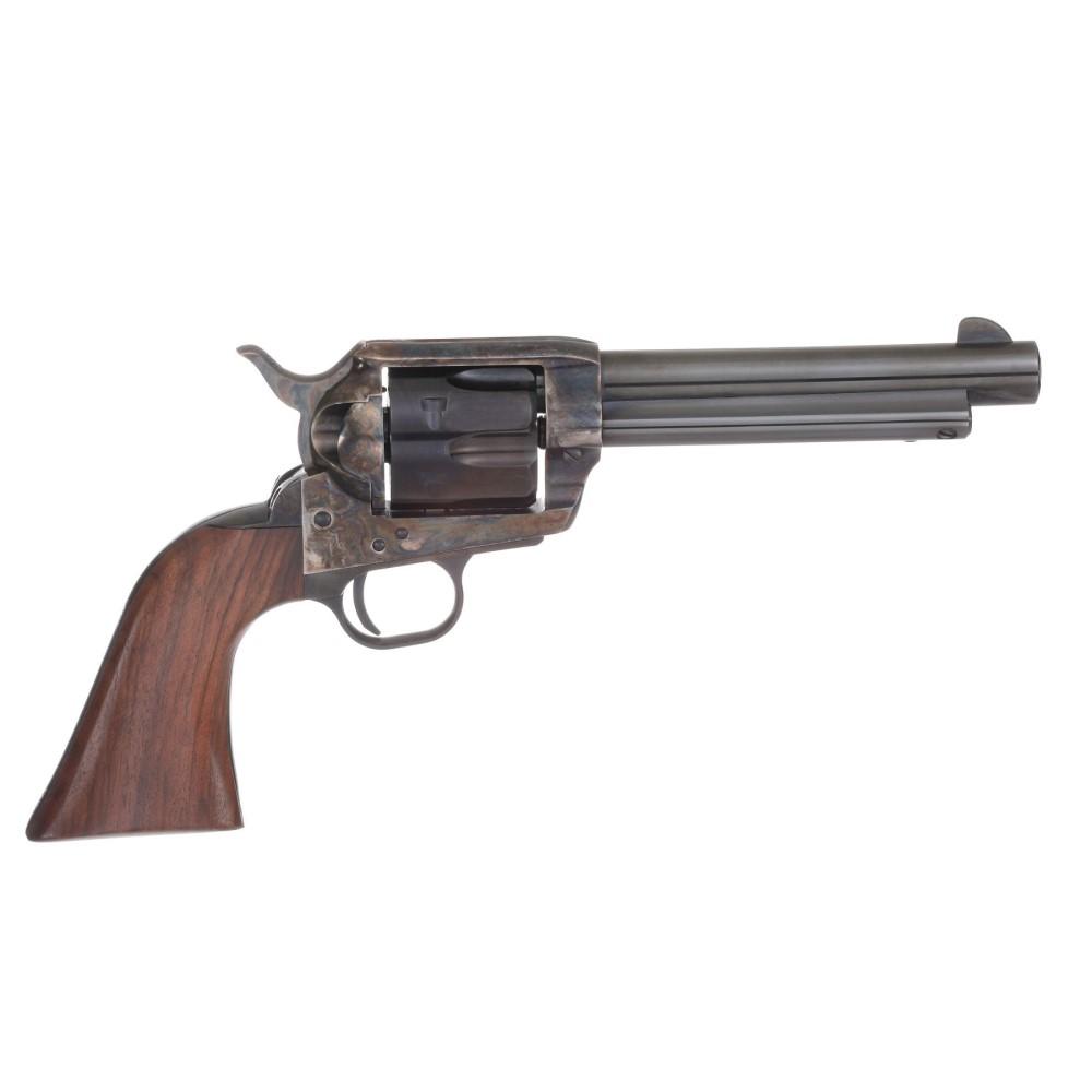 Taylors & Company 1873 SA Army Grip Handgun .357 Mag 6rd Capacity 5.5″ Barrel Black with Walnut Grip