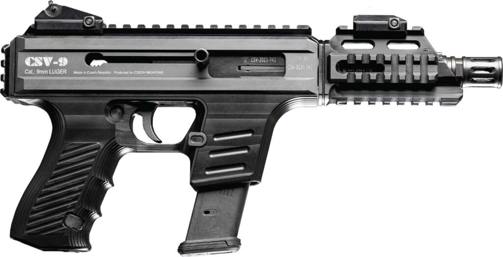 4PEAKS CZECH WEAPONS CSV-9 9MM 4.75 BLK 15RD