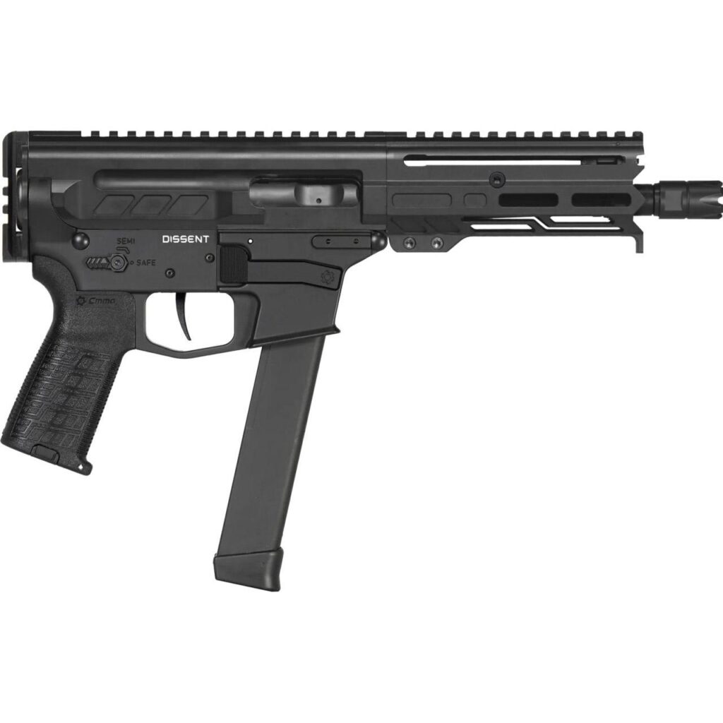 CMMG Dissent Pistol 9mm Luger 33rd Magazine 6.5” Barrel Armor Black