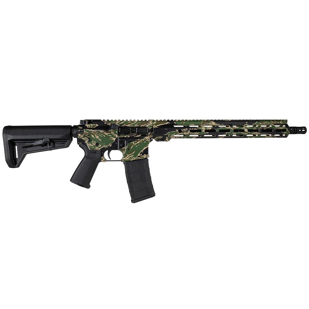 Shark Coast Tactical “Tiger Stripe” Rifle 5.56mm 30rd Magazine 16″ Barrel 15″ MLOK Handguard
