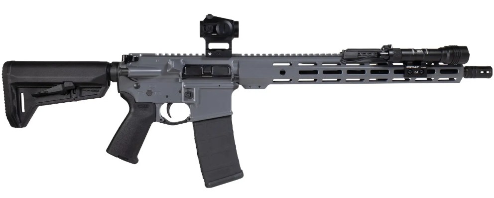 SHARK COAST TACTICAL AR15 GREY NIGHT BUNDLE-CA COMPLIANT 556 16IN BARREL 10RD    SCTARGCC