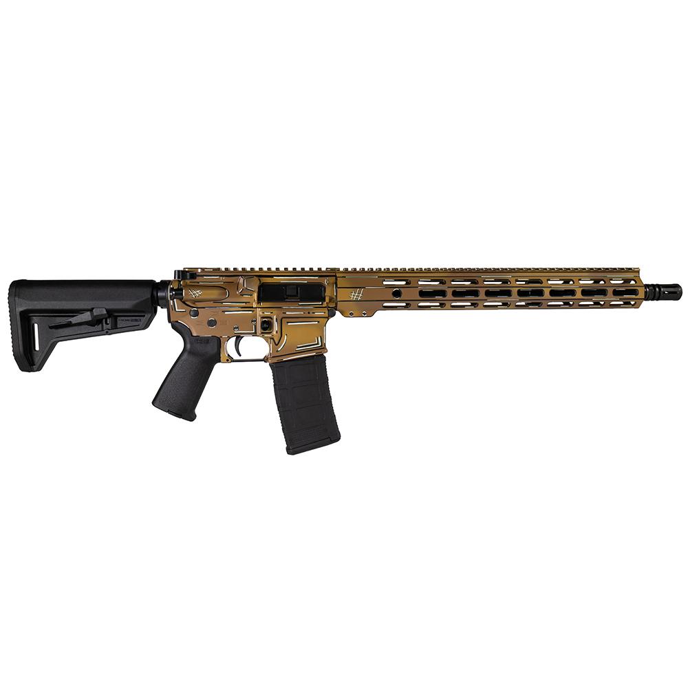 Shark Coast Tactical “Anime- FDE” Rifle 5.56mm 10rd Magazine 16″ Barrel 15″ MLOK Handguard California Compliant