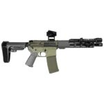 Shark Coast Bugbear AR Pistol Bundle 5.56mm 30rd Magazine 10.5'' Threaded Barrel Vortex Crossfire Red Dot Streamlight ProTac SBA3 Brace