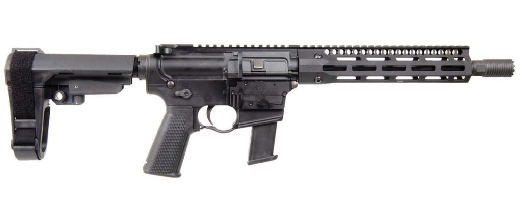 Troy Industries Pistol 9mm LRBHO 10.5″ Barrel (Optic Ready)