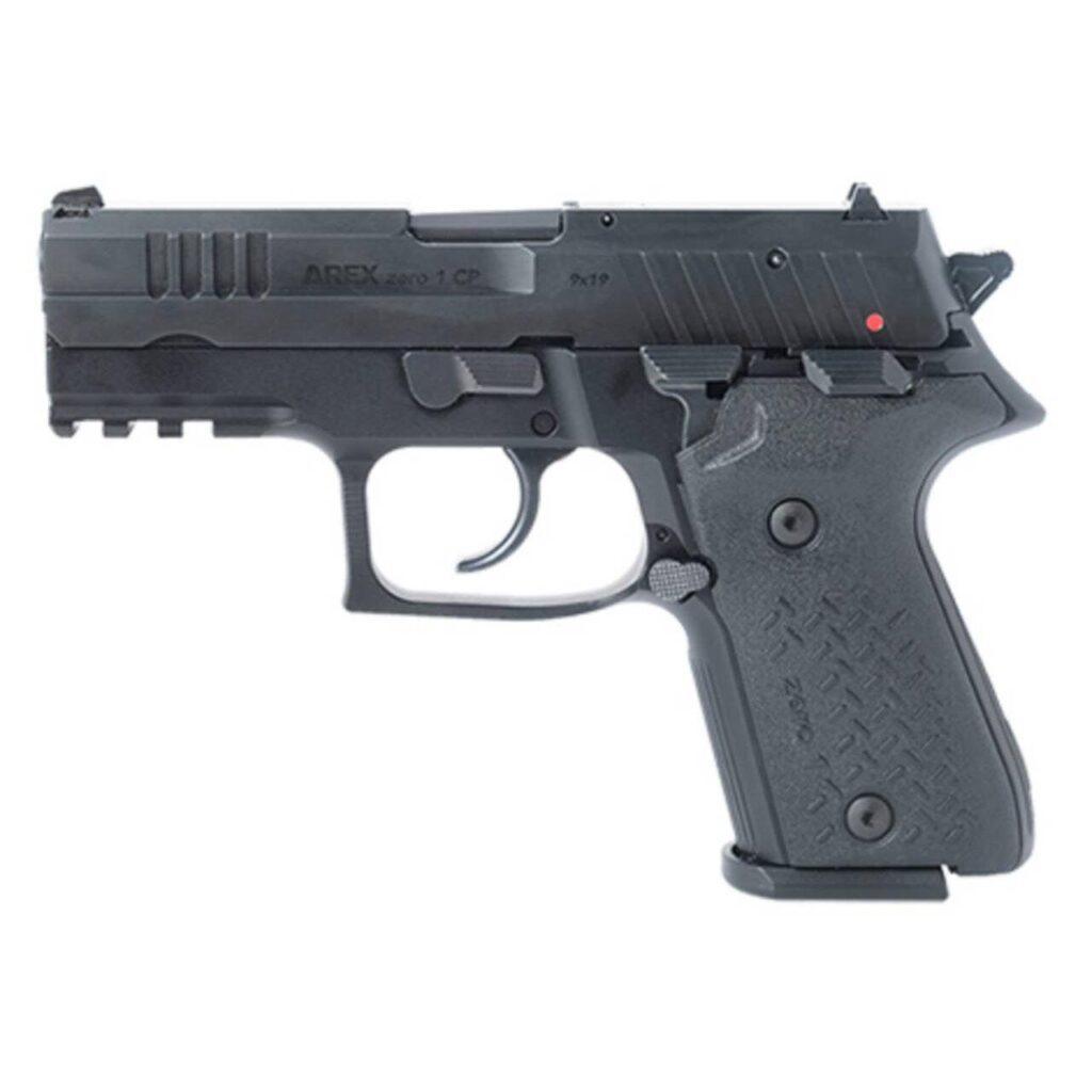 Arex Zero 1 Compact Handgun 9mm Luger 15rd Magazines(2) 3.85″ Barrel Black