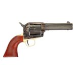Taylors & Company Ranch Hand Handgun .45 Colt 6rd Capacity 4.75" Blued Barrel Case Hardened Wood Grip