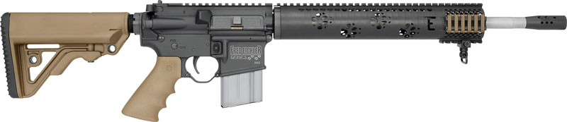 RRA LAR15 PREDATOR 223 WYLDE – 6 POS TAN 16″ BBL BLACK