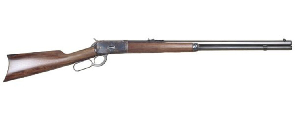 CIMARRON MODEL 1892 SHORT RFL LVR 44-40WCF 20″ COLOR CASE/WALNUT STOCK