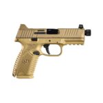 FN 509 Midsize Tactical Handgun 9mm Luger 10rd Magazines (2) 4.5" Threaded Barrel FDE NMS