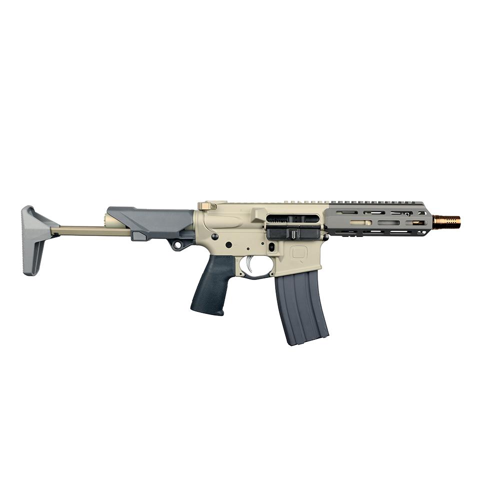 Q Sugar Weasel SBR .300 Blk 30rd Magazine 7″ 5/8×24 Threaded Barrel Grey Accents