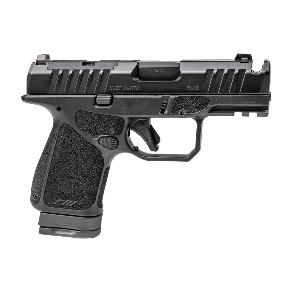 Rost Martin RM1S Comp Handgun 9mm Luger 12(1)&15(1)rd Magazines 3.6″ Barrel Black Optic Ready