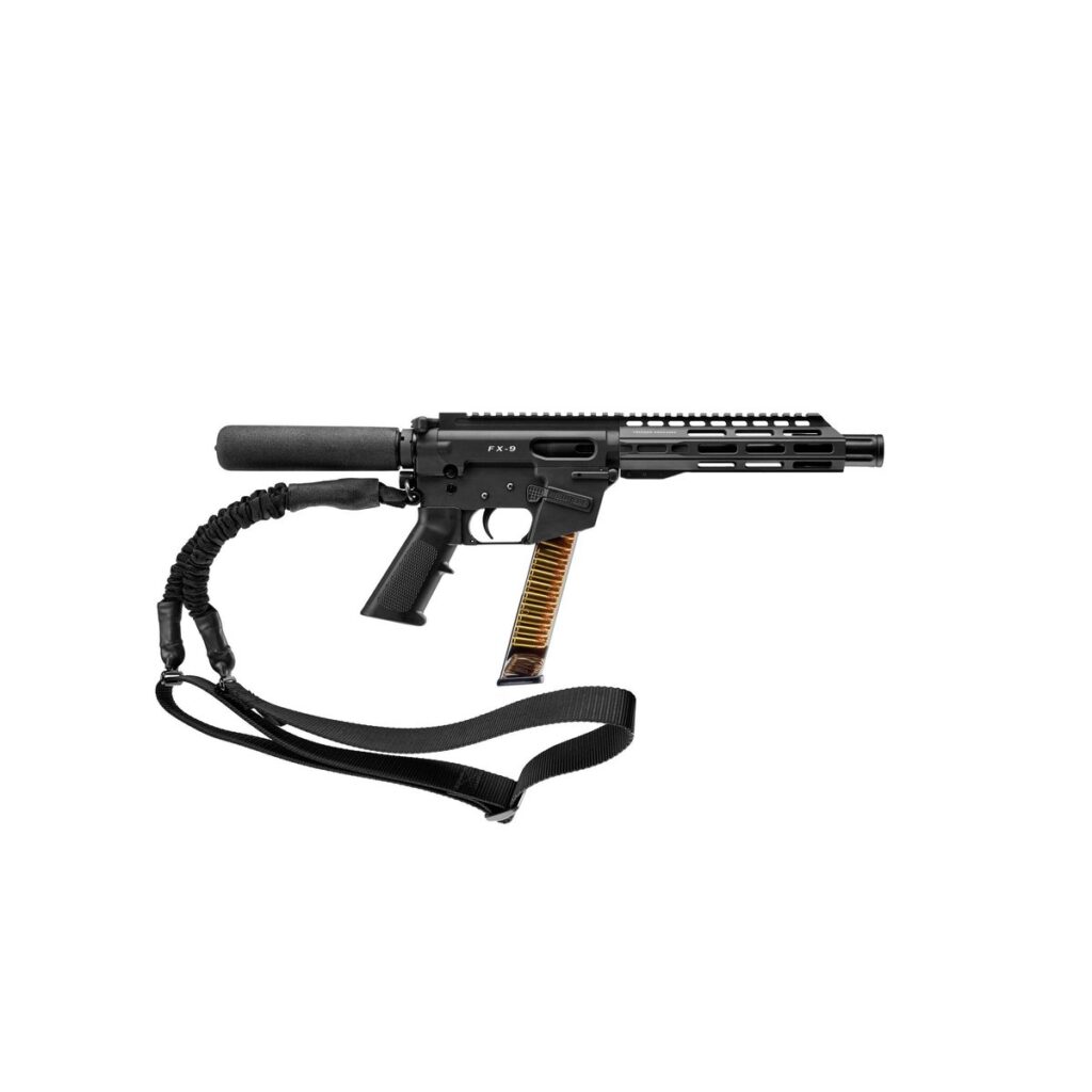Freedom Ordnance FX9 Handgun 9mm Luger 31rd Glock Style Magazine 8″ Barrel Black with Sling
