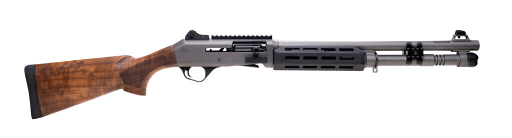 PANZER ARMS M4 SPEED PRO WALNUT 12G SA 18.5″ PORTED, WALNUT STOCK, BLK MLOK RAIL 5RD
