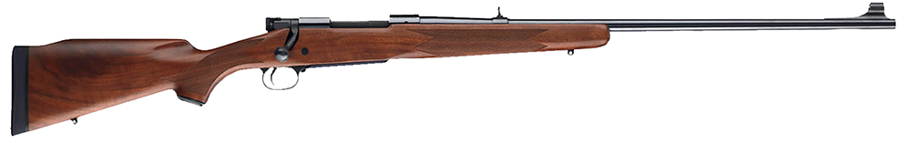 Winchester Repeating Arms 535205138 Model 70 Alaskan Full Size 375 H&H Mag 3+1 25″ Brushed Polish Blued Sporter Barrel, Steel Receiver, Satin Walnut Monte Carlo  Stock