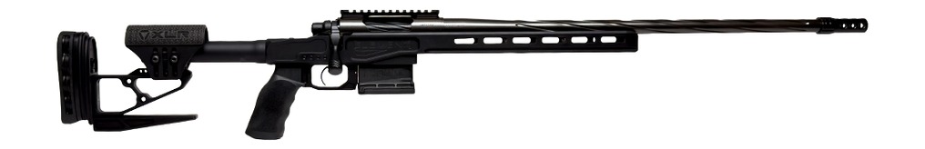 Horizon Firearms HRF-VAD-25CM-22R Vandal DM 25 Creedmoor 22″ Black Chrome Spiral Fluted Threaded Barrel, Black Chrome Receiver w/Picatinny Rail, ARCA Rail, Black Anodized XLR Element 4.0 Aluminum Stoc