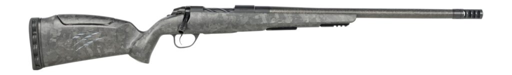 Fierce Firearms  CT Rage LR Full Size 25 Creedmoor 4+1 22″ Carbon Fiber Match Grade Threaded Barrel, Black Cerakote Titanium Drilled & Tapped Receiver, Picatinny Rail Forend, Carbon Matrix Push Button