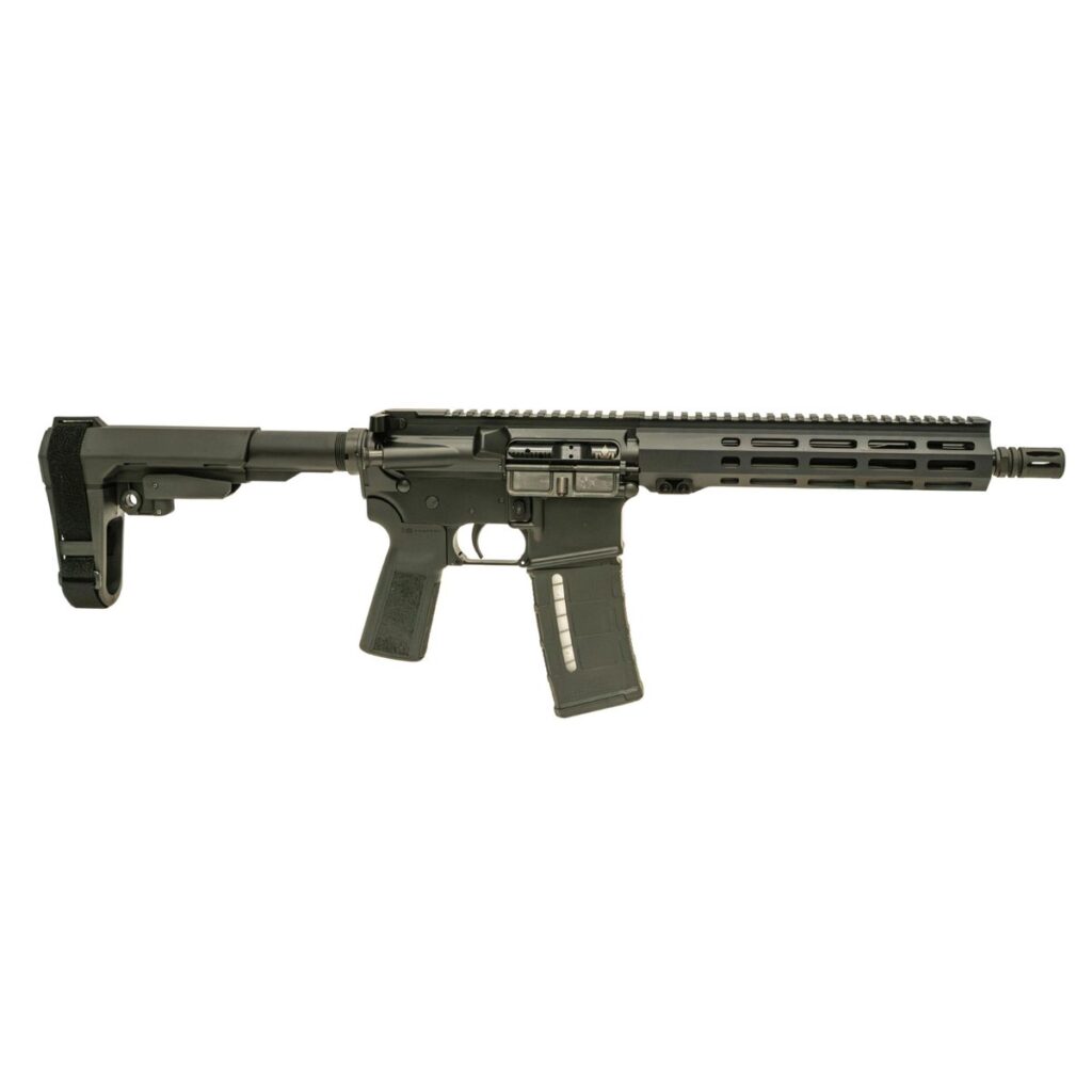 IWI ZION Z-15 Pistol 5.56mm 30rd Magazine(1) 10.5″ Threaded Barrel 9.5″ MLOK Handguard SBA3 Brace