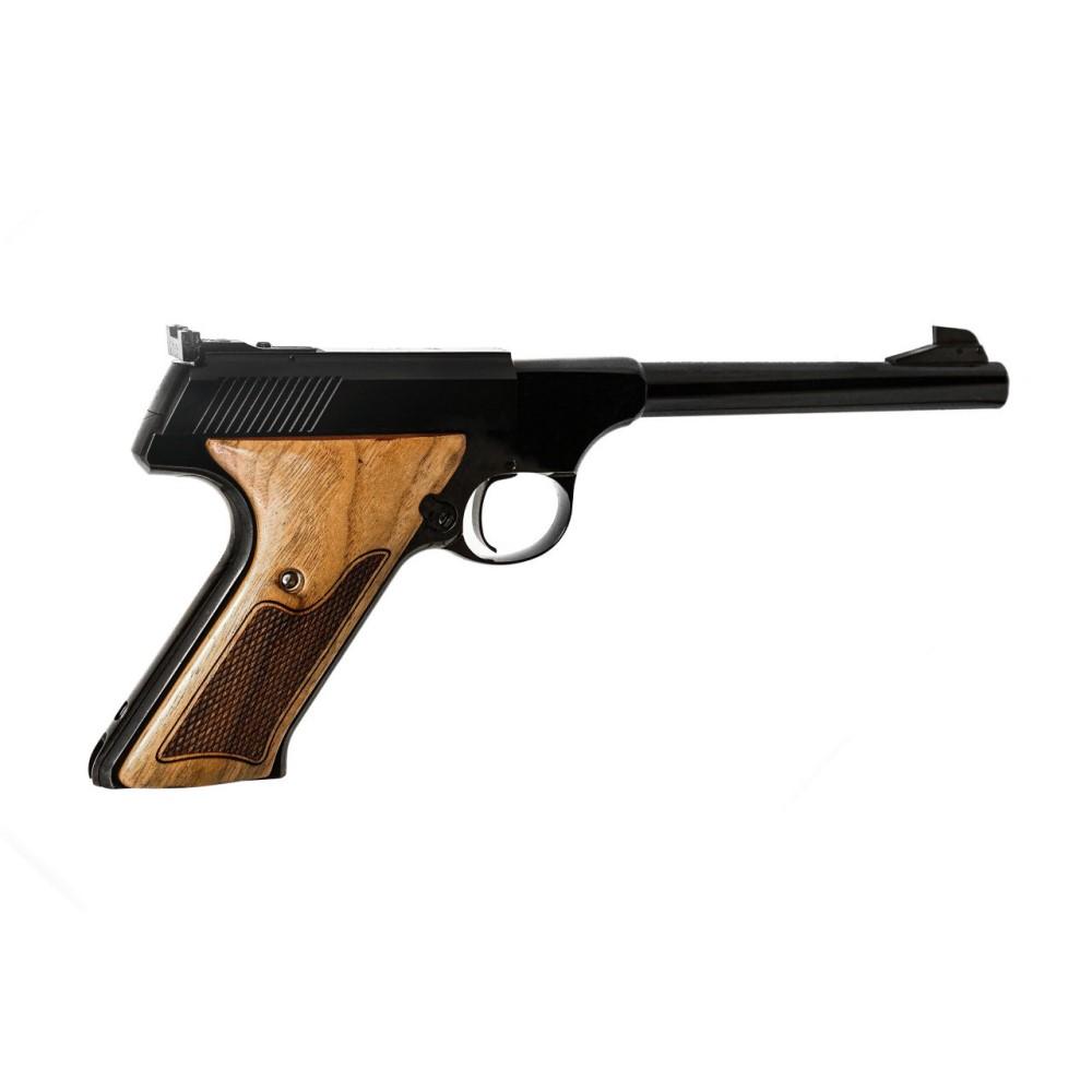 Standard .22 Semi-Automatic Handgun .22 LR 10rd Magazine 6.625″ Barrel Black with Wood Grips