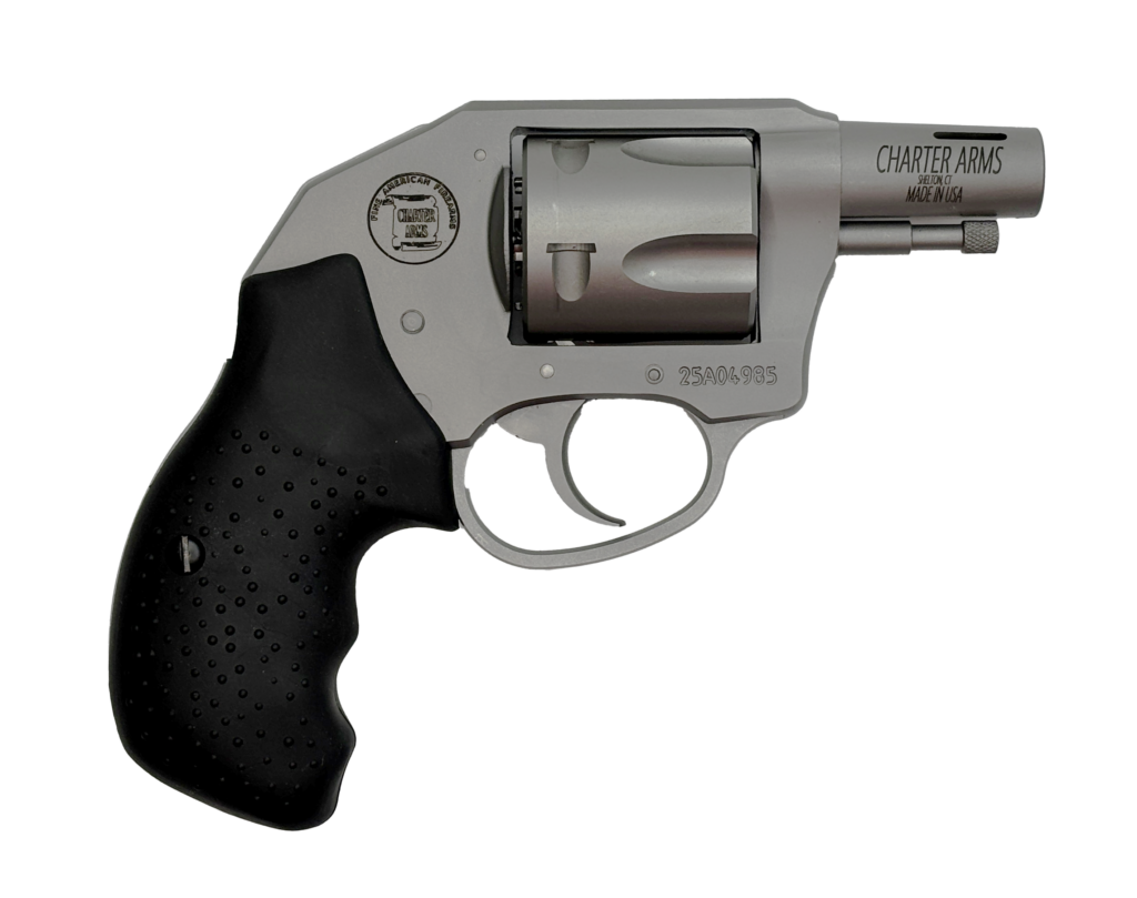 CHARTER ARMS BOOMER 44 SPL 2IN BARREL 5RD STAINLESS STEEL COMPACT RUBBER GRIP CONCEALED HAMMER 74459