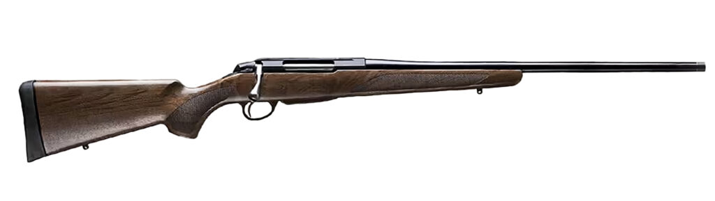 Tikka JRTXA31822MT T3x Hunter Full Size 270 Win 3+1 22.40″ Matte Blued Threaded Barrel, Blued Drilled & Tapped Steel Receiver, Fixed Oiled Walnut Stock, Right Hand