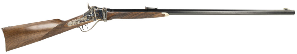 Taylors & Company 210139 Pedersoli 1874 Billy’s Sharps 45-70 Gov 1rd 32″ Blued Single Shot Octagon Barrel, Blued Steel Drilled & Tapped Receiver, Checkered Walnut Fixed Stock