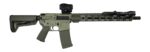 Shark Coast Tactical SCC04137GKNL Grassy Knoll Bundle 5.56 NATO 30+1 16" Black Melonite Threaded Barrel, 2-Tone Green Cerakote Aluminum Receiver w/Picatinny Rail, M-LOK Handguard, Magpul MOE SL OD Gre