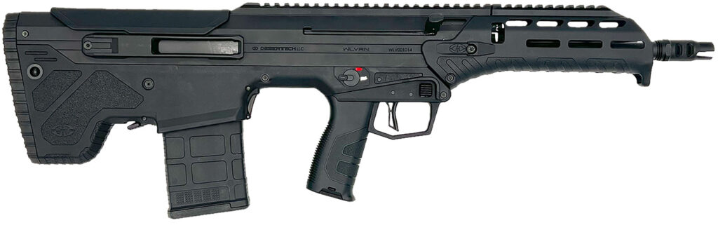 Desert Tech WLVRFD1630B WLVRN  300 Blackout 30+1 16″ Black Steel Threaded Barrel, Black Hard Coat Anodized Picatinny Rail Aluminum Receiver, M-LOK Handguard, Black Polymer Chassis, Ambidextrous