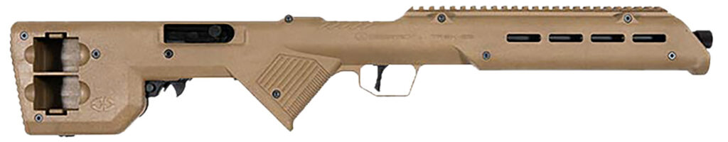 Desert Tech TRKRF2218FDE TREK-22 Flat Dark Earth Compact 22 LR 10+1 18″ Free Floating Steel Barrel, Picatinny Rail Receiver, M-LOK Handguards, Fixed Polymer Stock, Suppressor Ready