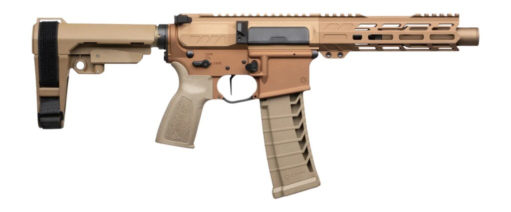 CMMG 22A5B28-BRZ MK4 22LR 4.5 MLTBRNZ (1OF2)