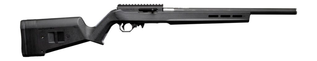 Angstadt Arms AAVV22SM0R Vanquish Superlite 22 LR 10+1 18.50″ Black Match Grade Ported Barrel, Black Hardcoat Anodize Aluminum Receiver w/Picatinny Rail, Black Magpul X-22 Hunter Synthetic Stock