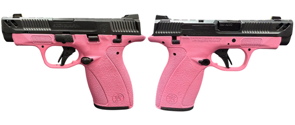 SMITH & WESSON PC BODYGUARD 2.0 CARRY COMP PINK FRAME 380ACP PISTOL 3.1″ M.S  1-10RD, 1-12RD MAG