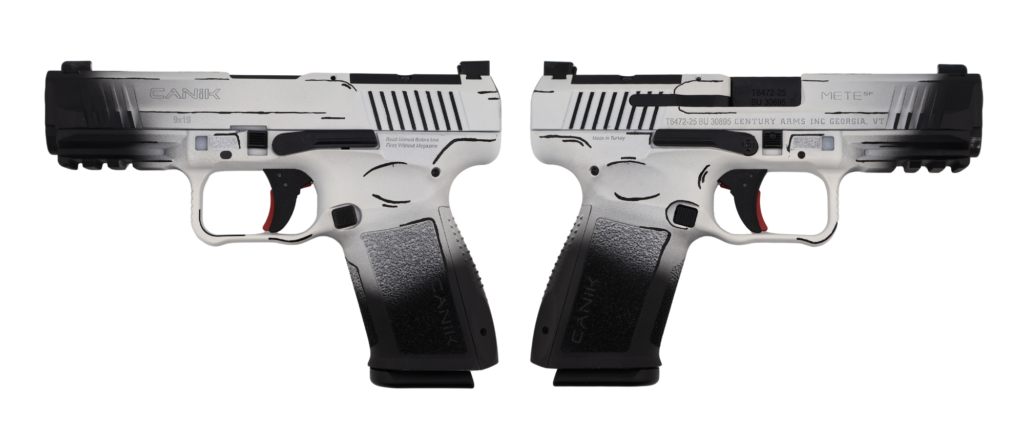 CENTURY CANIK METE SF ONE SERIES DOODLE 9MM PISTOL WHITE/BLACK 1-15RD MAGS