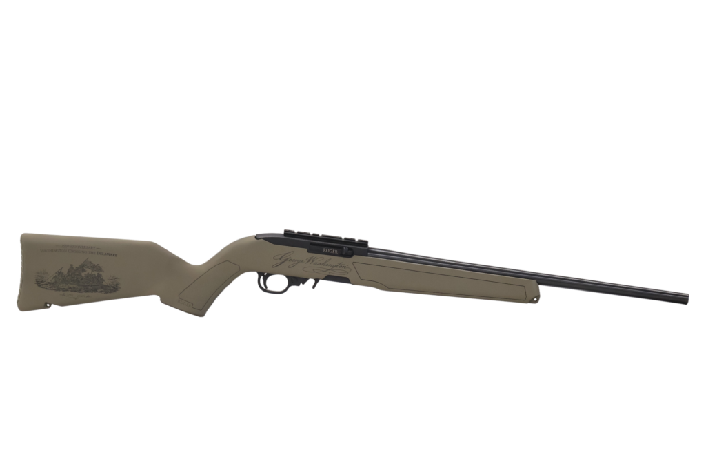 RUGER 250TH ANNIVERSARY GEORGE WASHINGTON 10/22 22LR RIFLE 18.50″ 1-10RD MAG
