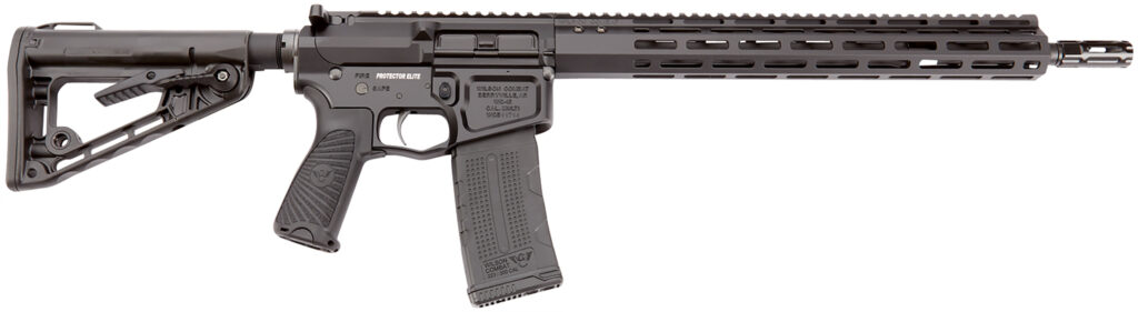 Wilson Combat TRPEC300HBL Protector Elite Carbine 300 HMR 30+1 16.25″ Black Match Grade Barrel, Black Armor-Tuff Aluminum Receiver, Black Synthetic Wilson/Rogers Super Stoc Stock
