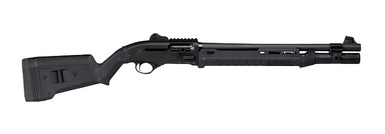 Langdon Tactical Tech LTT1301ZMBLK Beretta 1301  3″ 7+1 18.50″ Black Anodized Aluminum Receiver, Black Magpul Polymer Stock, Modified Magpul Zhukov Forend
