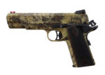 T R Imports 191145CM2 1911 45 ACP 7+1 KT Slide Camo, Walnut Grip