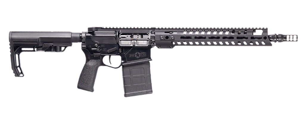 Patriot Ordnance Factory 02063 Rogue  308 Win 30+1 13.75″ Black Nitride Steel Threaded Barrel