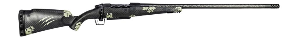 Fierce Firearms ROGSCX65PRC20BF Carbon Rogue XP 6.5 PRC 3+1 20″ Carbon Fiber Match Grade Threaded Barrel, Black Cerakote Steel Drilled & Tapped Receiver, BiPod Rail Forend, Forest Camo Fixed Carbon Fi