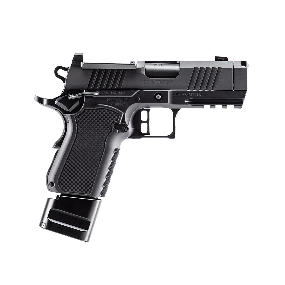 Alpha Foxtrot AF1911 Atilla Handgun 9mm Luger 20rd Magazine 3.5″ Barrel Black